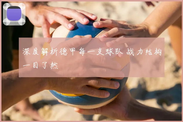 深度解析德甲每一支球队 战力结构一目了然